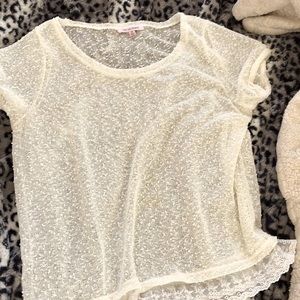 Vintage lace top